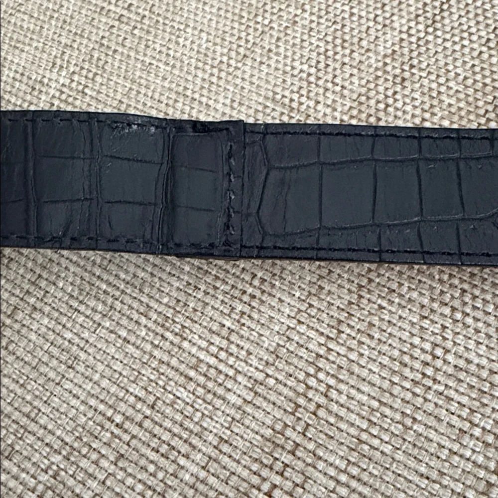 Talbots black croc